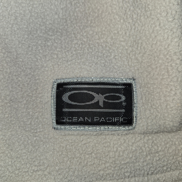 Vintage OP Ocean Pacific Polar Fleece Vest Mens Sz XL Full Zip Sleeveless Jacket - Picture 6 of 7
